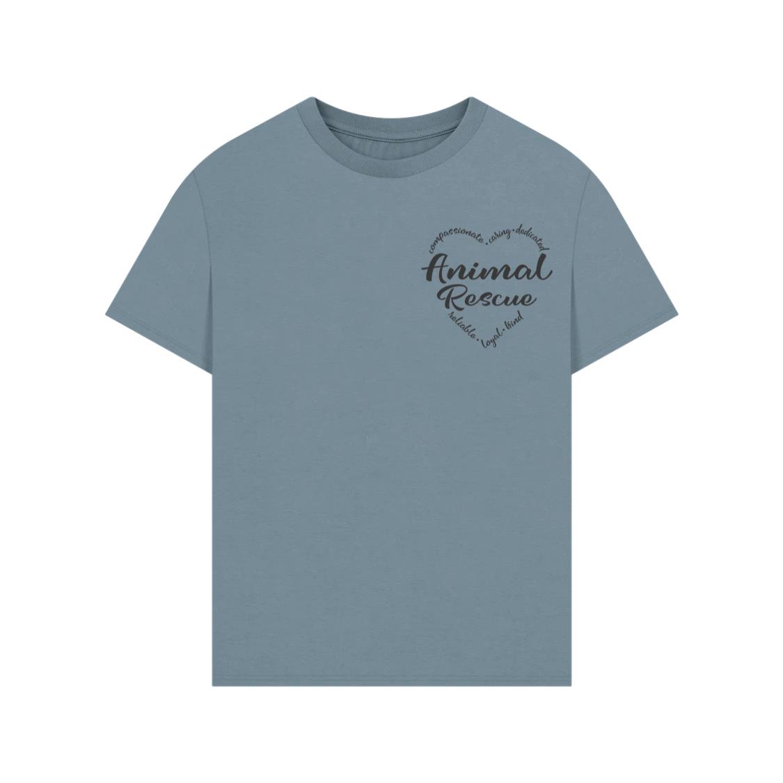 Animal Rescue Adopt Foster Love Pet Adoption Quote T-Shirt - Image 2