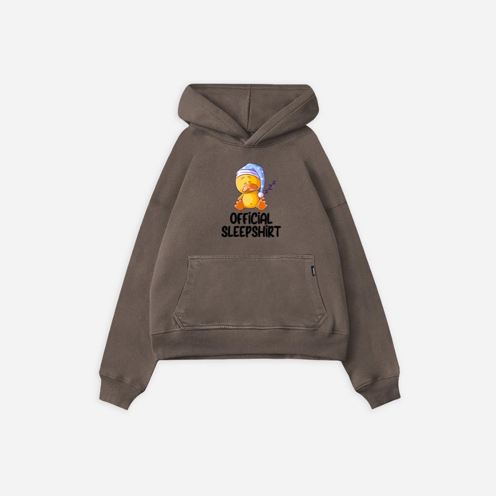 Duck with Nightcap Sleeping Official Sleep Shirt Hoodie - Image 2