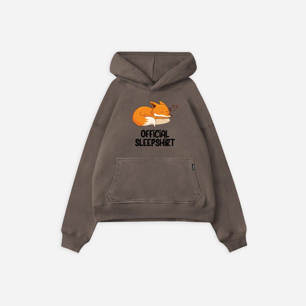Fox Sleeping Official Sleep Shirt Hoodie - Image 2