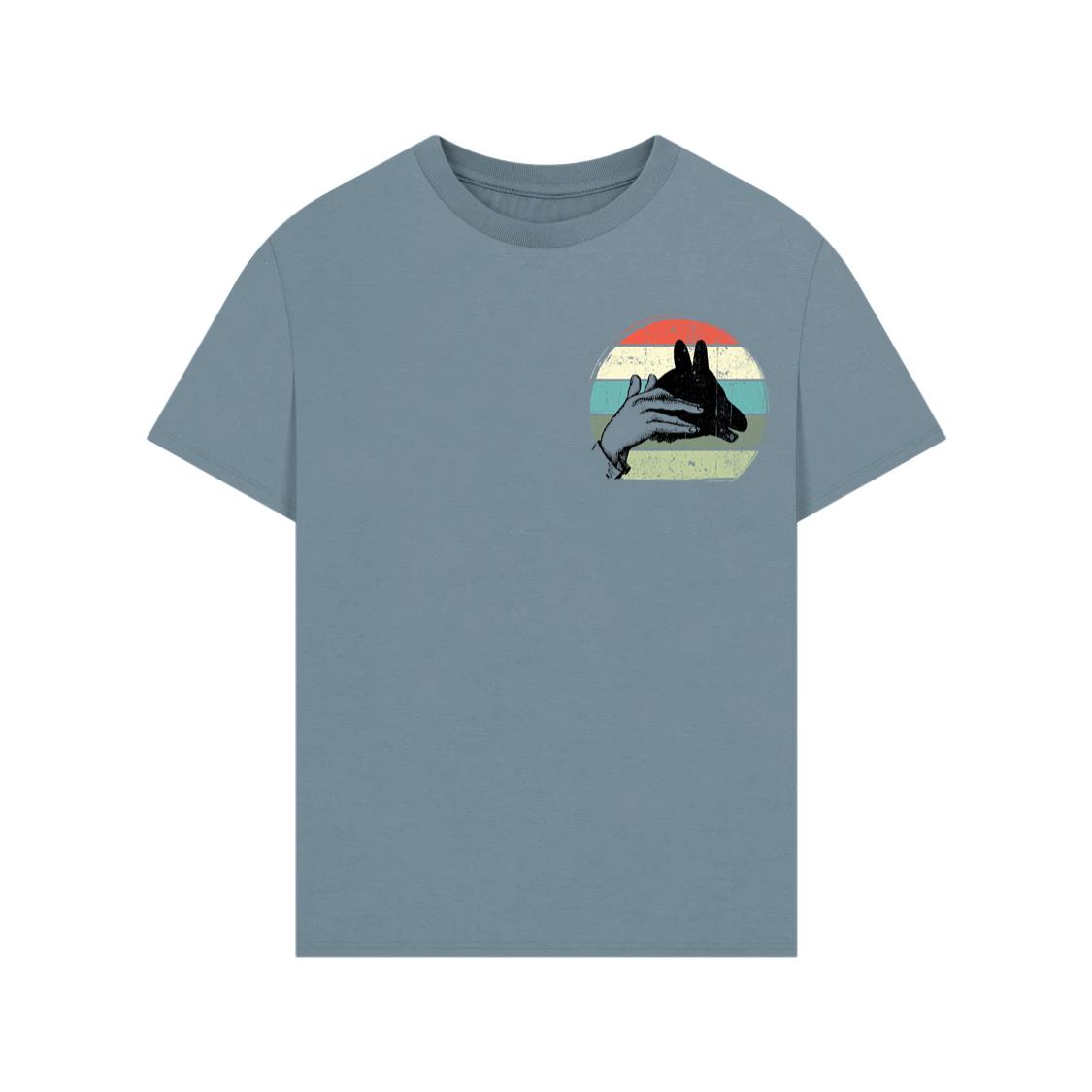 Goat Shadow Art Animal Rescue Farm Animal Adoption Gift T-Shirt - Image 2