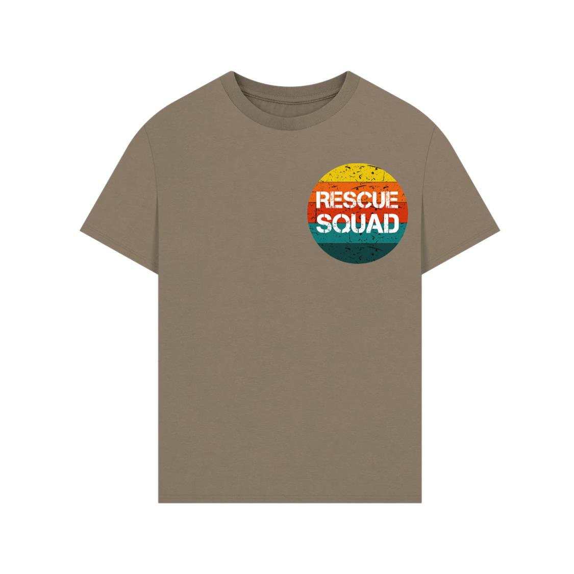 Rescue Squad Vintage Style Animal Adoption Pet Lover Gift T-Shirt - Image 4